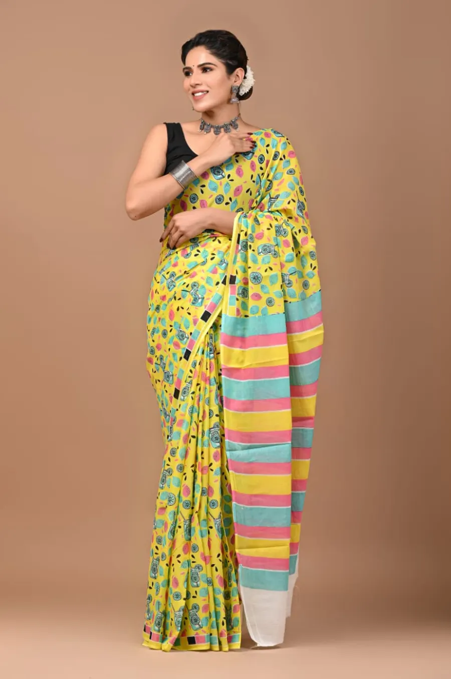 Exclusive New Cotton Mulmul Saree